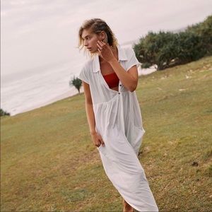 Free People All My Beaches Midi Dress NWOT